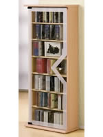 Details zu CD-Schrank VCM Silvano f�r 210 CDs oder 80 DVDs